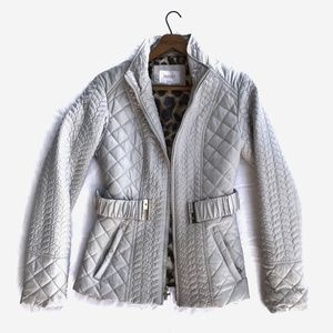 {Laundry-Shelli Segal}Belted Quilted Trench Coat